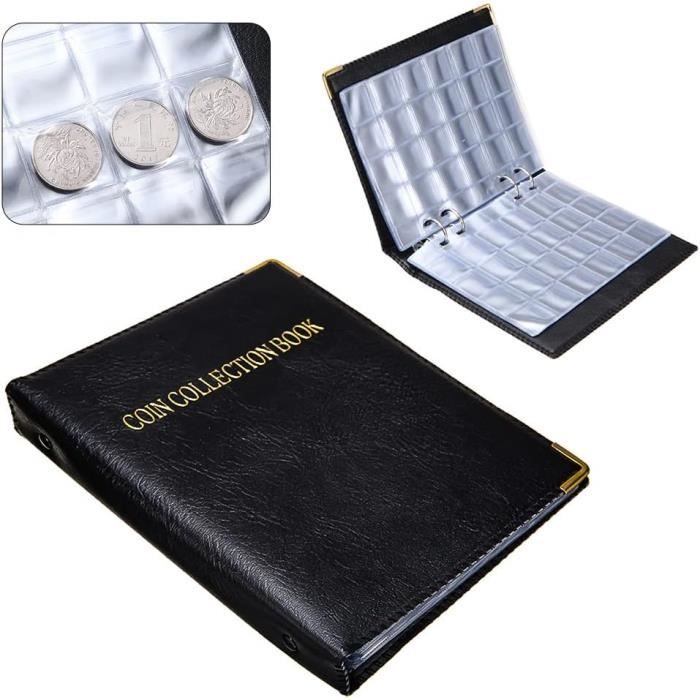Classeur Monnaie De Paris 480 Pochette Classeur Pieces 2 Euros De Monnaie 20 Pages Numismatique Rangements pour Argent Penny Pock Cdiscount Bricolage