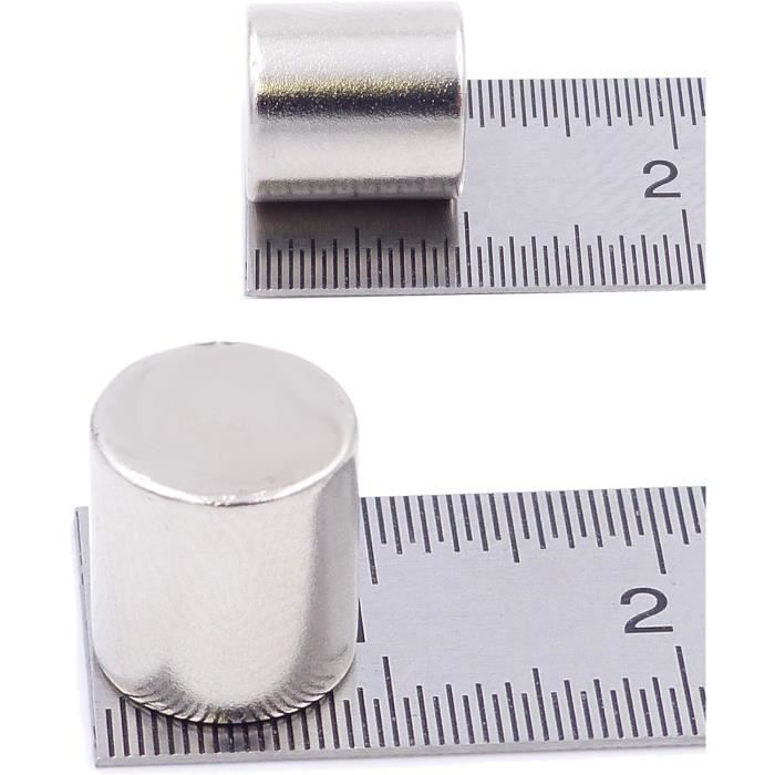 Aimants Néodyme N52 - 50 Mini Aimants Ultra Puissants | Pour Bricolage, Modélisme, Tableau Blanc | Brudazon
