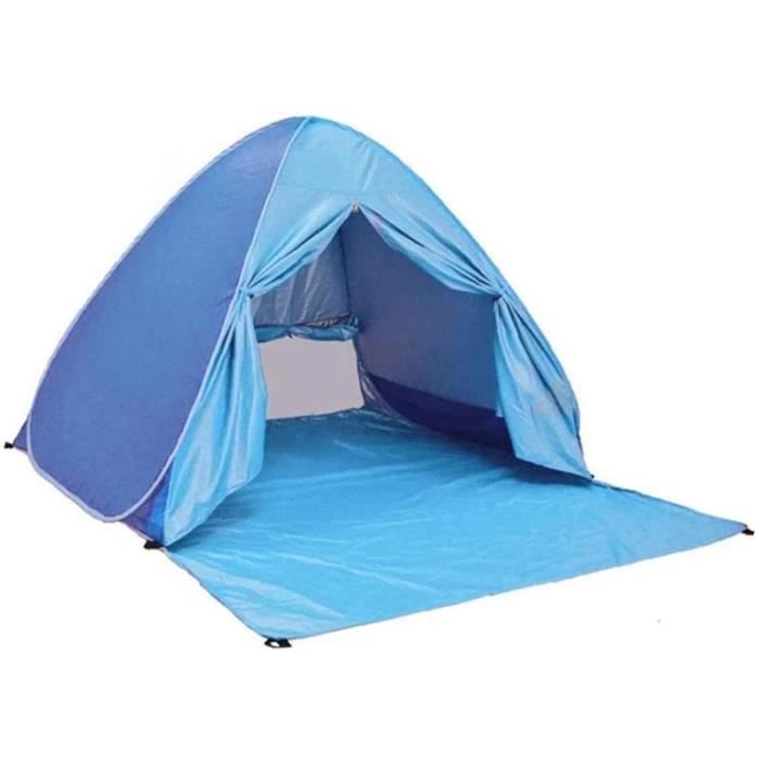 Tente De Plage Pop-Up Pour 2 3 Personnes Automatique Protection Uv50