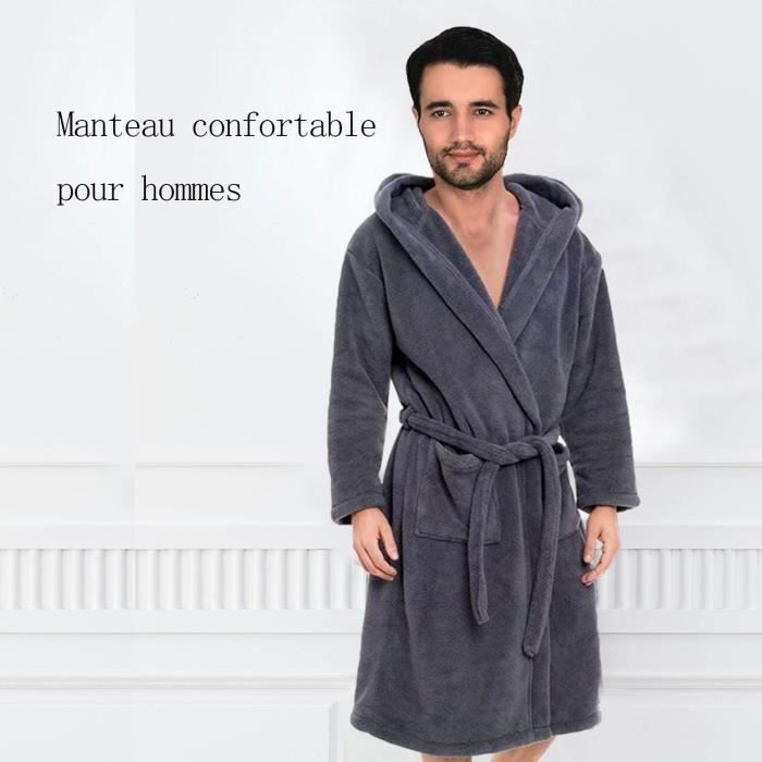 Peignoir homme molleton clearance