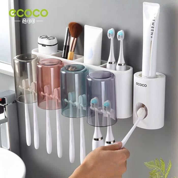 TD® distributeur de dentifrice automatique support brosse a dents enfa –