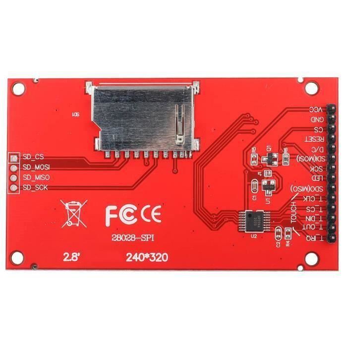 Great-module d'affichage TFT Module d'écran tactile LCD à port série ...