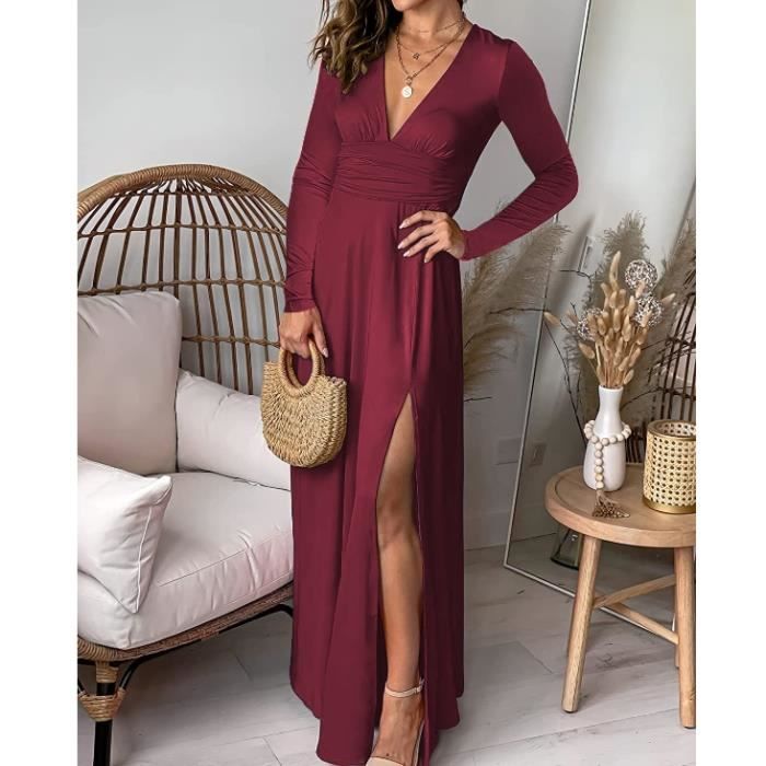 Robe longue sales pour les fetes