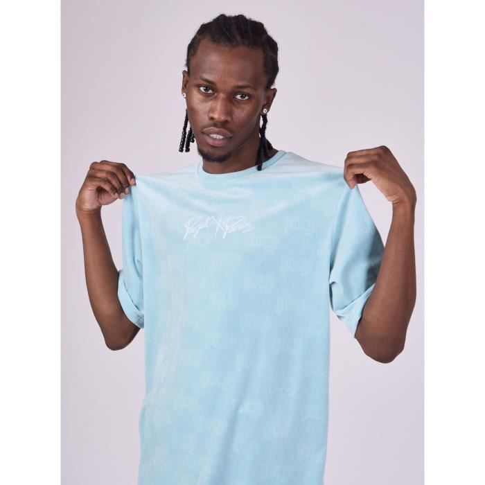 Tee shirt homme turquoise sales