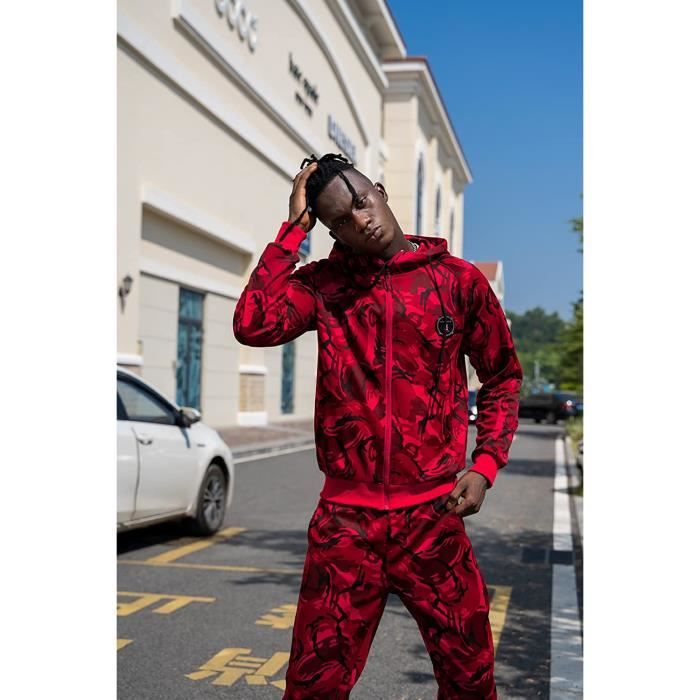 Ensemble cheap jogging rouge
