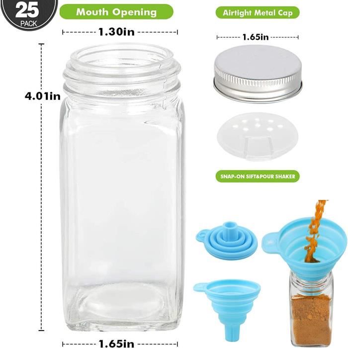 Pots à Épices Suspendus Tescoma - 3 Rangements Multicolores - Lavable Au Lave-Vaisselle - 14x4 Cm
