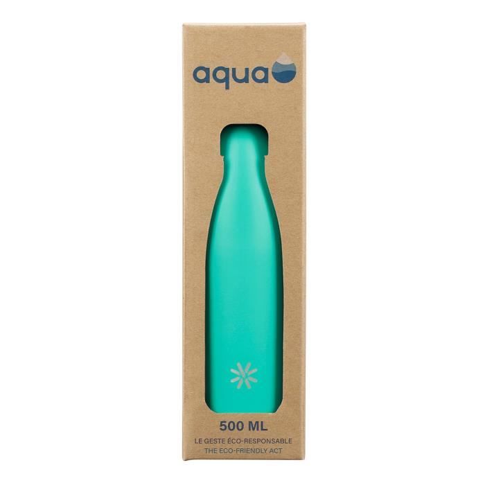 BOUTEILLE ISOTHERME 500ML AQUA NEON