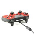 Manette filaire SteelPlay Metaltech Rouge pour PS4-2