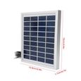 9V 2.0W Kit de pompe de fontaine solaire pour Paysage extérieur Décoration de jardin-SPR-2