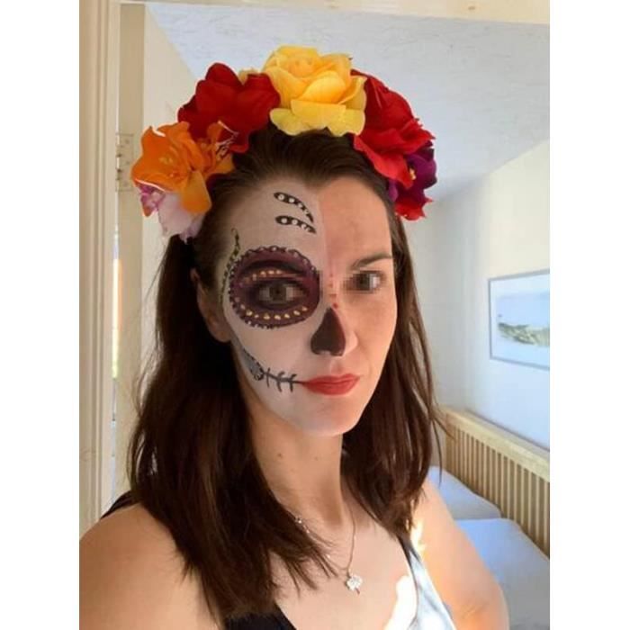 Halloween : comment fabriquer une couronne de fleurs esprit Dia de los muertos Halloween : comment fabriquer une couronne de fleurs esprit Dia de los muertos