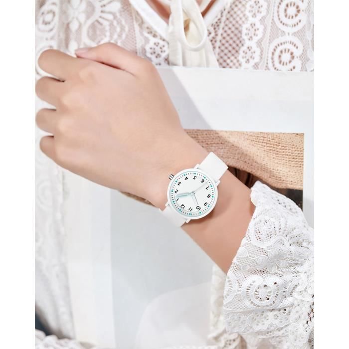 Montre femme etanche bracelet silicone outlet