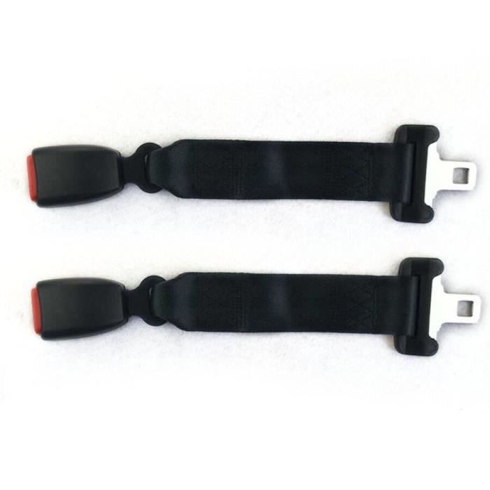 Pince Ceinture Voiture Boucles Ceinture Sécurité Voiture Msagkah - Lot De 2 Réglables Universelles | Noir ABS Enfant Adulte Accessoire Sécurité Voiture