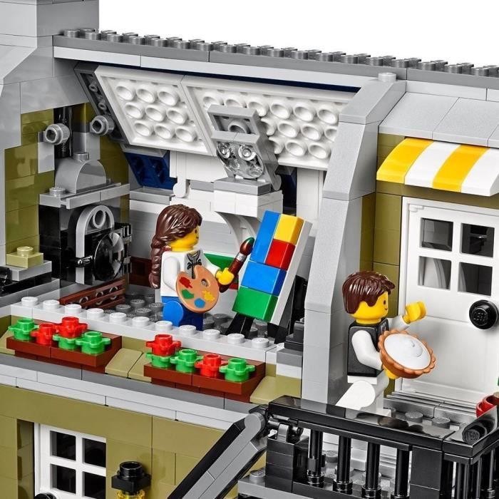 Kit De Construction De Fast-food – 167 Pièces – JUCYJULY – Maquette De Rue Urbaine – Dès 16 Ans