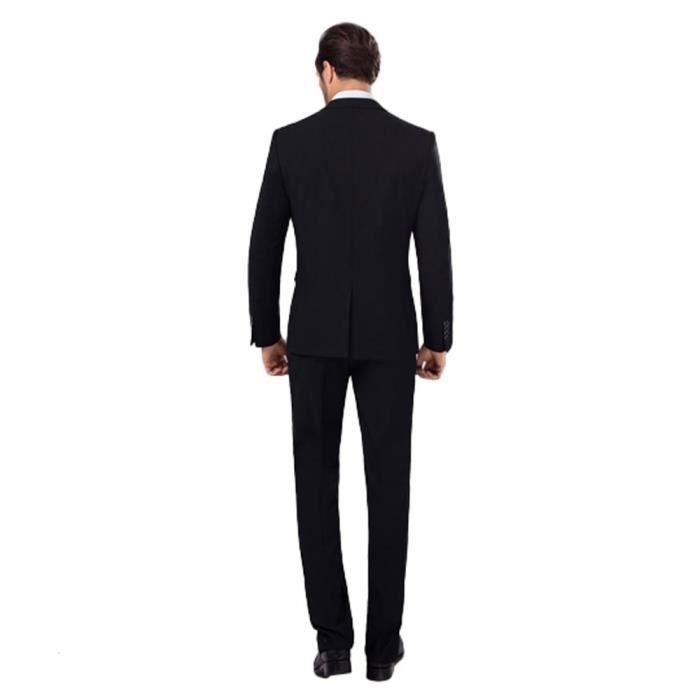 Costume Hommes Pièces Mode Vêtements Formels Noir Homme