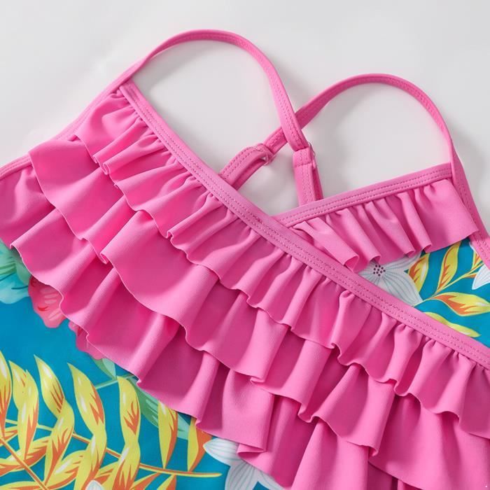 Maillot De Bain Une Pièce Fille Vine - Protection UPF 50+ | Licorne | Rapidry | Idéal Plage Et Piscine