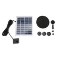 9V 2.0W Kit de pompe de fontaine solaire pour Paysage extérieur Décoration de jardin-SPR-3