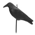 Corbeau de jardin anti-pigeon décoration épouvantail oiseaux pigeon alarmistes jardin figure noir tout neuf-3