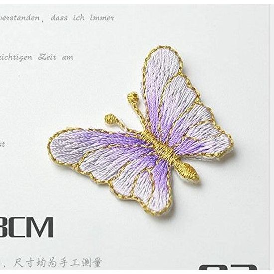 Xm2594 Broderie Patchs Motif Fleur Patchs Coudre Correctifs Appliques Ecusson Brode Patch Papillon Applique Pour Diy Aut Cdiscount Beaux Arts Et Loisirs Creatifs
