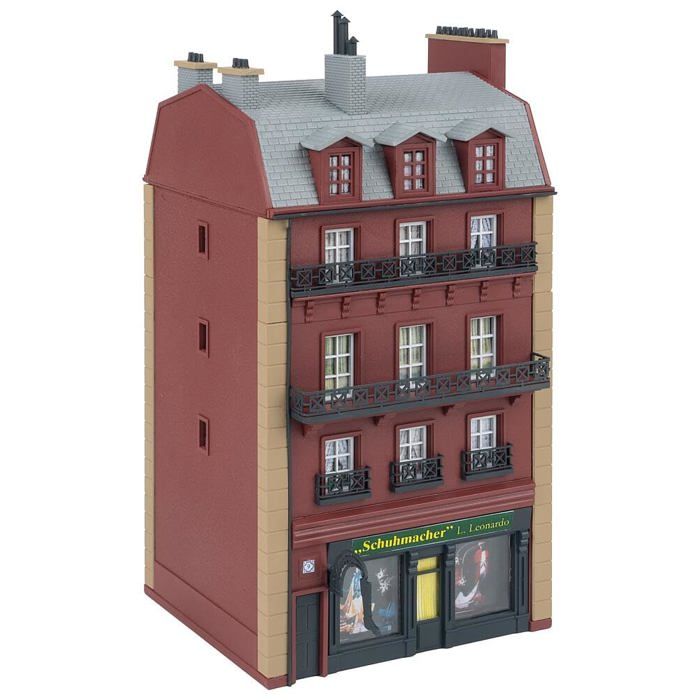 Faller – Kit Maquette Ferroviaire – Maisons De Ville – 2 Pièces – Modélisme – Dès 14 Ans