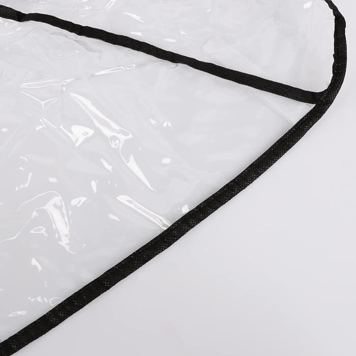 Habillage Pluie Universelle Poussette Double EVA - Protection Totale Pour Poussettes Jumeaux