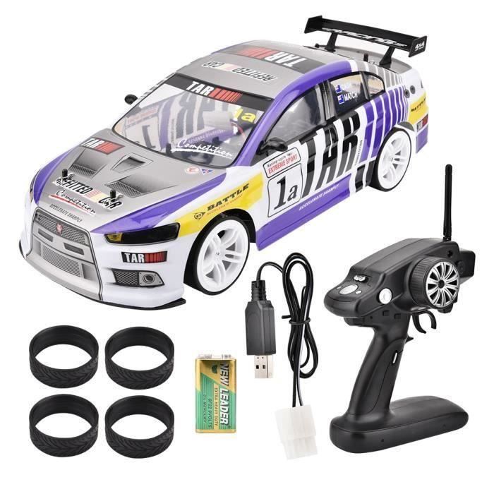 SGILE Voiture télécommandée pour garçons et filles, 2,4 GHz RC Drift Race  Car, échelle 1:16, camion à chenilles rapide, 2 batteries pour 50 minutes  de