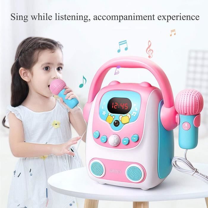 Microphone pour enfants Bébé Jouet Karaoké Machine à Chanter