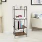 Bibliotheque A 4 Niveaux De Style Industriel Etagere De Rangement