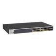 NETGEAR Commutateur Ethernet ProSafe GS728TPPv2 24 Ports Gérable - 3 Couches supportées - Modulaire - Paire torsadée, Fibre Optique-0