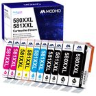 AUMOK Cartouches d'encre compatibles Canon Pixma PGI-580 CLI-581 XXL - Pack de 10 - MOOHO