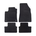 Tapis De Sol Noir Velours - J&J AUTOMOTIVE - Renault Clio 5 - Sur Mesure - Antidérapant - Imperméable