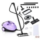 RELAX4LIFE Nettoyeur Balai Vapeur Électrique 2000W | Haute Pression 4 Bar | Réservoir 1,5L | Élimine 99% | Cordon de 3,7 m | Violet