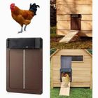 ROSEDOES Porte de Poulailler Automatique Sensible à La Lumière étanche IP44, ouvre Porte de poulailler Automatique avec minuterie.