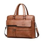 SEABUTY Sacoche Homme Bandouliere Vintage,38x30x11cm Cuir PU Veritable Sacs Business avec Poignée Supérieure pour Affaires Voyage
