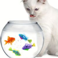 Jouet de bain électronique en forme de poisson pour bébé et chat
