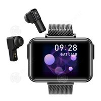 INN Montre connectée 2 en 1 100 jours autonomie veille oreillette bluetooth connected watch montre détection mouvements bluetooth