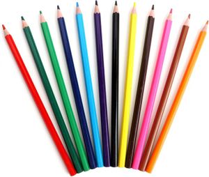 CRAYON DE COULEUR Etui 12 Crayons de Couleur Tons Peau, Coloriages et Portraits Réalistes, Corps Hexagonal et Bois Durable, Couleurs Intenses et