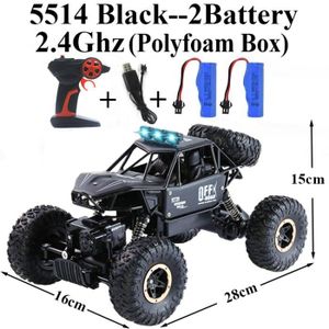 VEHICULE RADIOCOMMANDE 5514-Black-Kit2 - Nouveauté 4WD Rock Crawler hors 