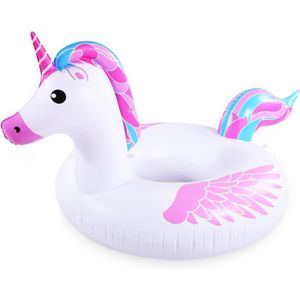 JEUX DE PISCINE Inflatable Unicorn Pool Float Tube for Party Decorations, Unicorn Inflatable Raft Pool Toys, 67 inches Giant Pool Float for.[Q1125]