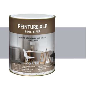 PEINTURE - VERNIS Peinture intérieure XLP bois et fer mat gris nuage