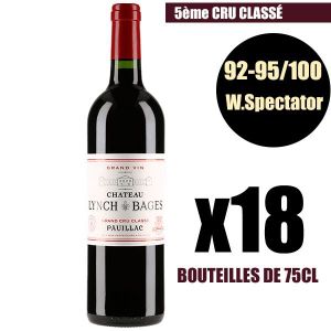 VIN ROUGE X18 Château Lynch-bages 2011 75 cl AOC Pauillac 5è
