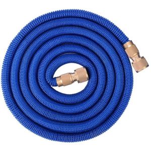 SHEMKAR Tuyau d'arrosage extensible flexible avec 9 buses de pulvérisation en latex triple couche 3750D Matériau extérieur haute résistance 15M/ 50FT 