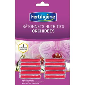 ENGRAIS FERTILIGENE Batonnets Nutritifs Orchidee - 10 Batonnets