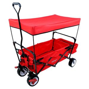 CHARIOT DE TRANSPORT Chariot de transport - FUXTEC Wild Cruiser - Rouge - pliable charge 75 kg