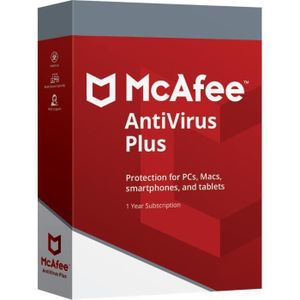 ANTIVIRUS McAfee Antivirus Plus 2024 | Appareils illimités |