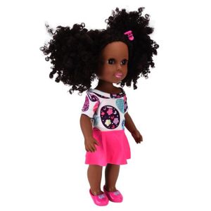 POUPÉE Omabeta poupée de peau noire Poupée noire de 14 pouces, mignonne et réaliste, rotative, américaine et africaine, jeux poupee