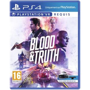 JEU PS4 Blood and Truth - PlayStation VR, Version physique