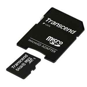 CARTE MÉMOIRE Carte mémoire flash - TRANSCEND - Premium - 64 Go 