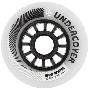 ROUE DE GLISSE URBAINE Roues UNDERCOVER RAW 90mm/88A [x4] - Blanc - Roller adulte mixte