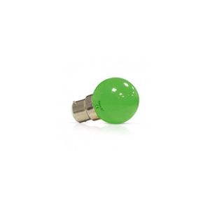 AMPOULE - LED Ampoule LED B22 Bulb 1W Vert Blister x 2