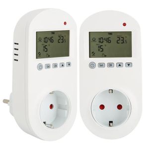 THERMOSTAT D'AMBIANCE Thermostat enfichable VVIKIZY - Contrôleur de temp